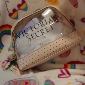 Victorias secret zipper bag with